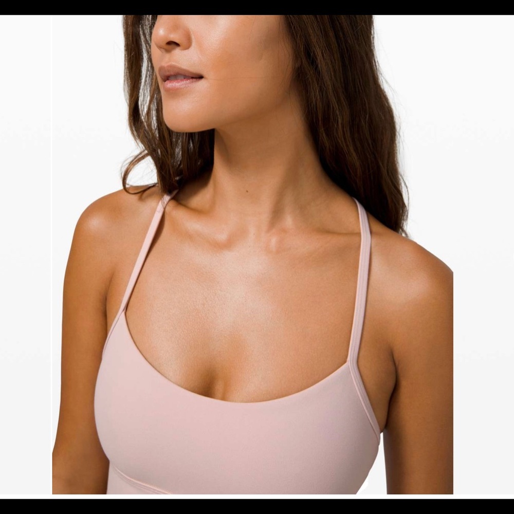 LuluLemon Flow Y Sports Bra (Mink Berry) Sz 6